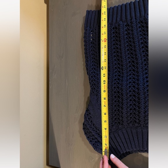 J. Crew Wide Neck Pointelle Beach Sweater - Picture 8 of 8